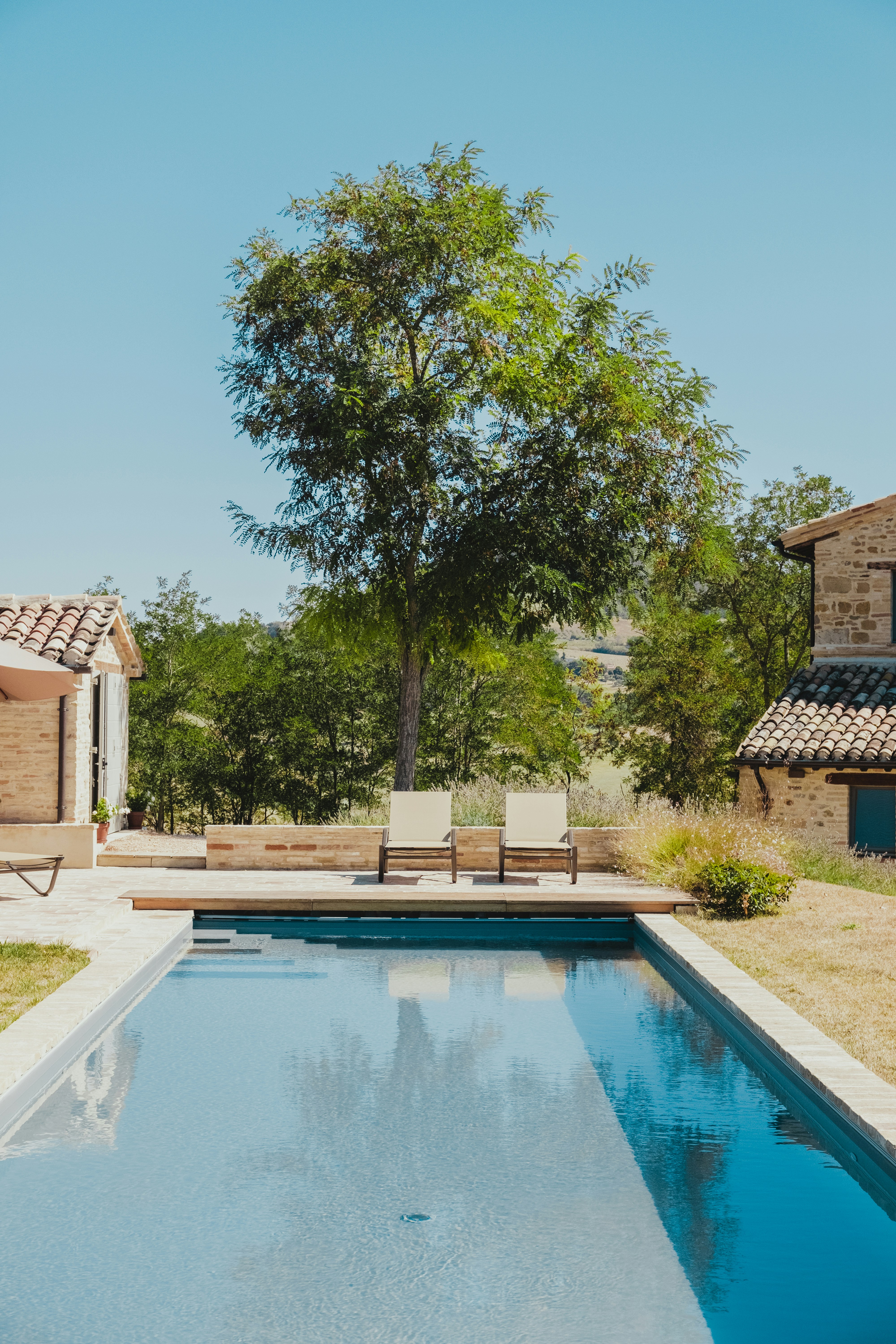 Professionally maintained swimming pool on the Costa del Sol